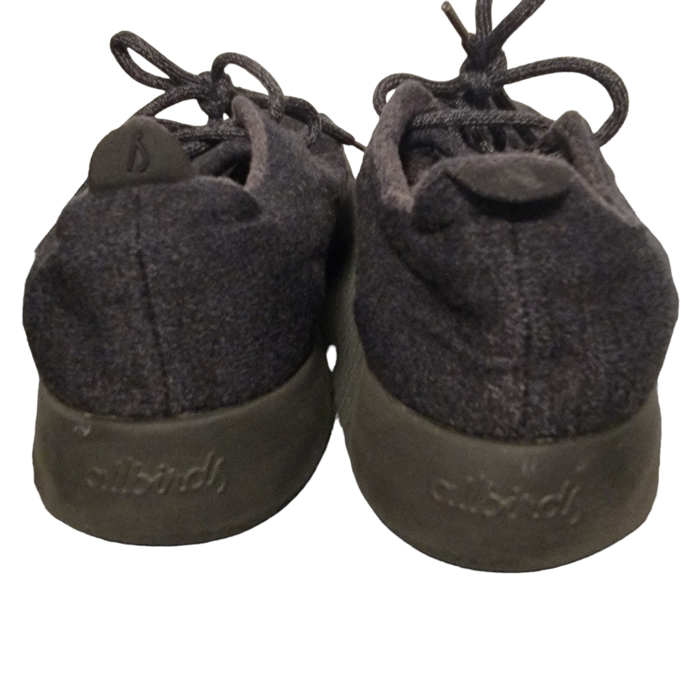 Allbirds Mens Wool Runners Mizzle 1119 NV1 Black Low Top‎ Sneaker Shoes Size 9B - Picture 3 of 5